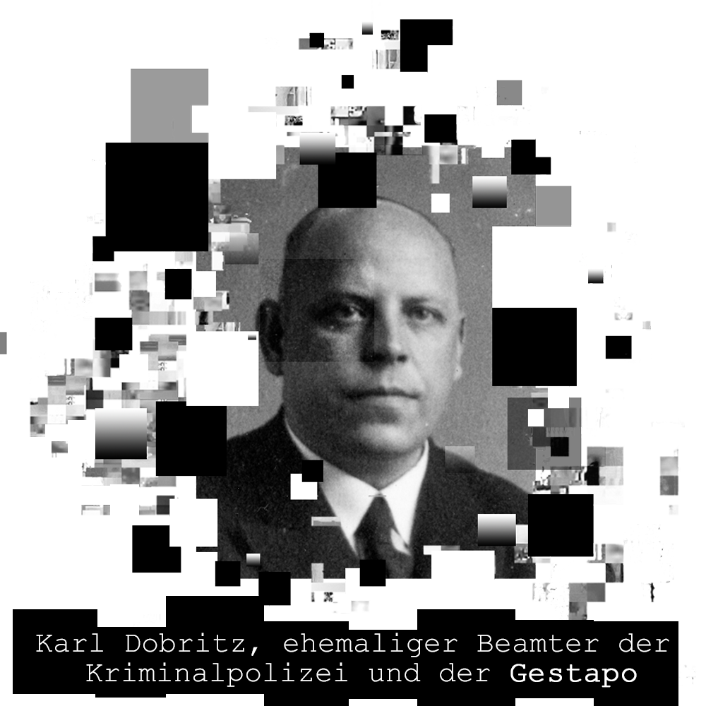 Portrait von Karl Dobritz, ehemaliger Beamter der Kriminalpolizei und der Gestapo