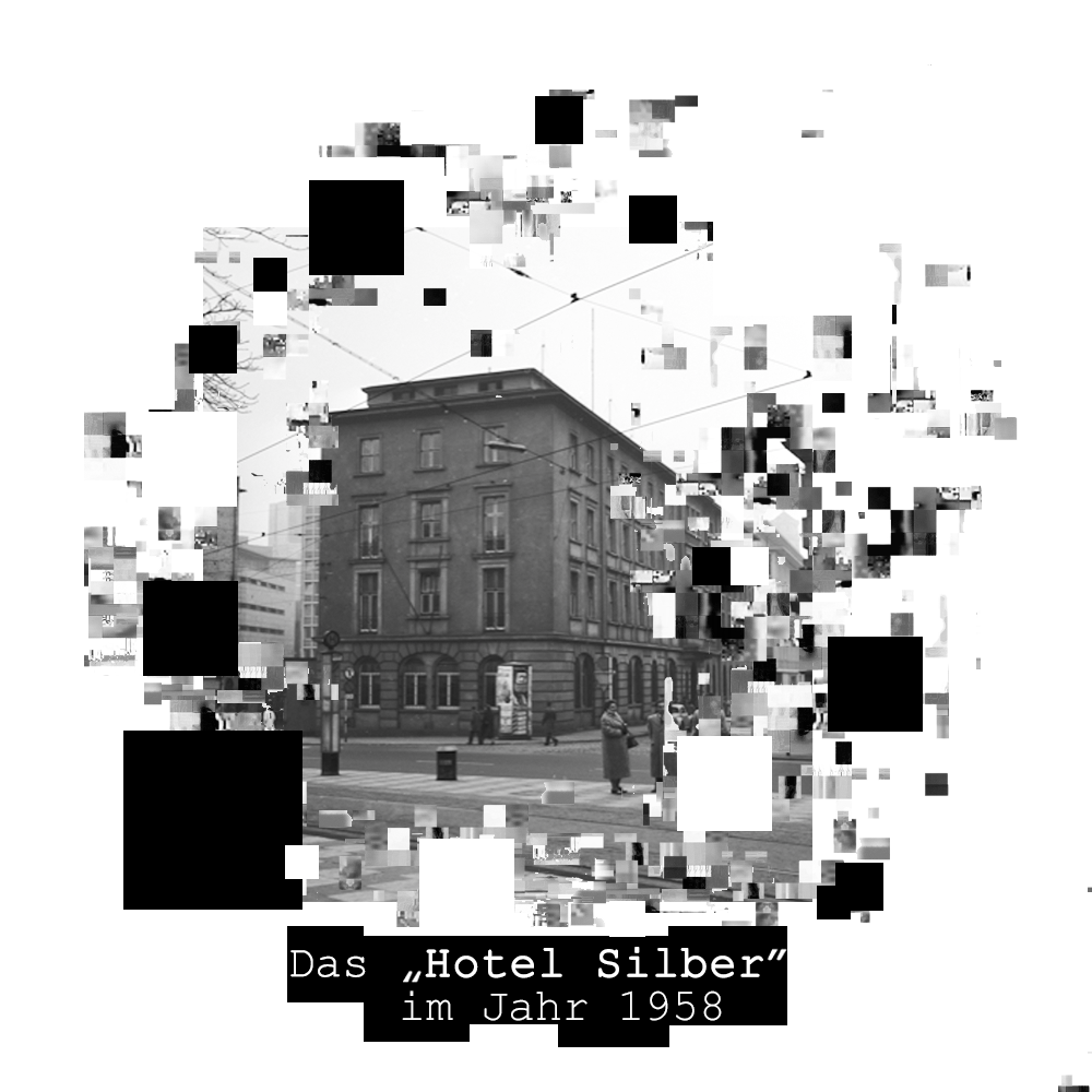 Das Hotel Silber im Jahr 1958